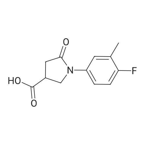 1-(4-Fluoro-3-methylphenyl)-5-oxopyrrolidine-3-carboxylic acid