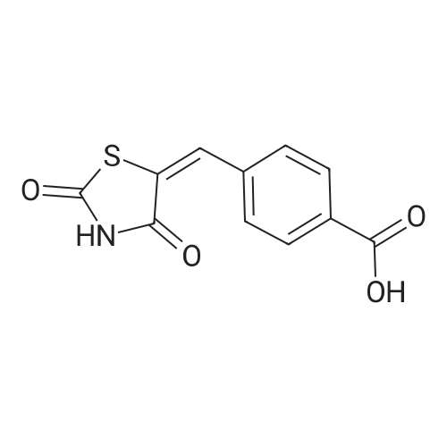4-((2,4-Dioxothiazolidin-5-ylidene)methyl)benzoic acid