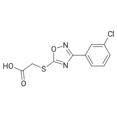 2-((3-(3-Chlorophenyl)-1,2,4-oxadiazol-5-yl)thio)acetic acid
