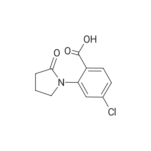 4-Chloro-2-(2-oxopyrrolidin-1-yl)benzoic acid