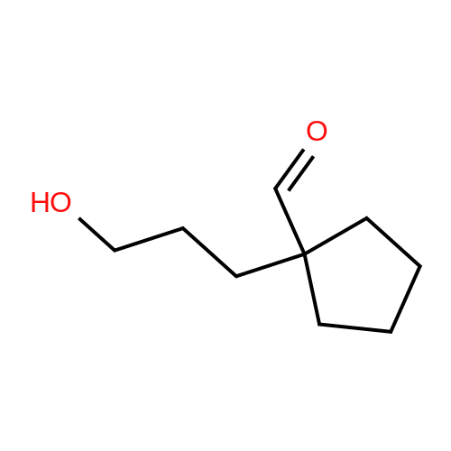 1936701-88-0|1-(3-Hydroxypropyl)cyclopentane-1-carbaldehyde| Ambeed