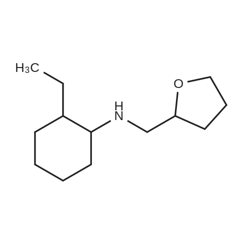 03 9 2 Ethyl N Oxolan 2 Ylmethyl Cyclohexan 1 Amine Ambeed