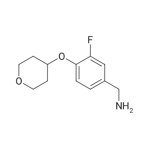 (3-Fluoro-4-((tetrahydro-2H-pyran-4-yl)oxy)phenyl)methanamine