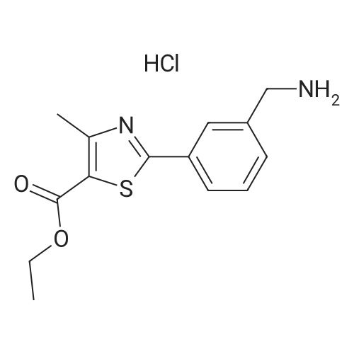 Ethyl 2-(3-(aminomethyl)phenyl)-4-methylthiazole-5-carboxylate hydrochloride