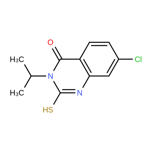 422526-50-9| 7-Chloro-3-(propan-2-yl)-2-sulfanyl-3,4-dihydroquinazolin ...