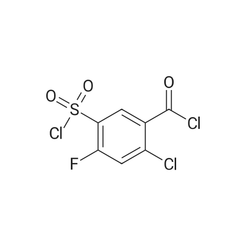 2-Chloro-5-(chlorosulfonyl)-4-fluorobenzoyl chloride