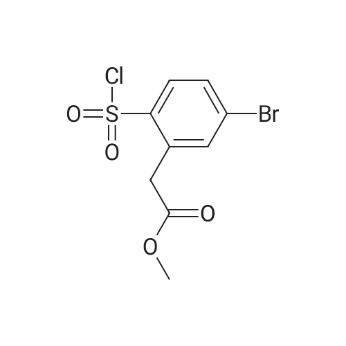 Methyl 2-(5-bromo-2-(chlorosulfonyl)phenyl)acetate