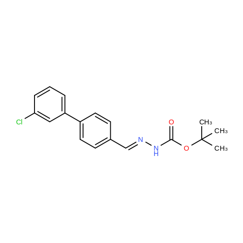 tert-Butyl 2-((3'-chloro-[1,1'-biphenyl]-4-yl)methylene)hydrazinecarboxylate