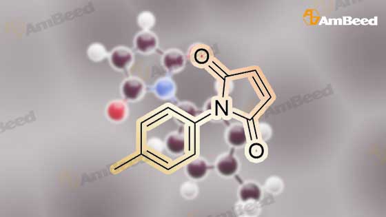 p-Tolylmaleimide 3D动画分子结构 CAS号：1631-28-3