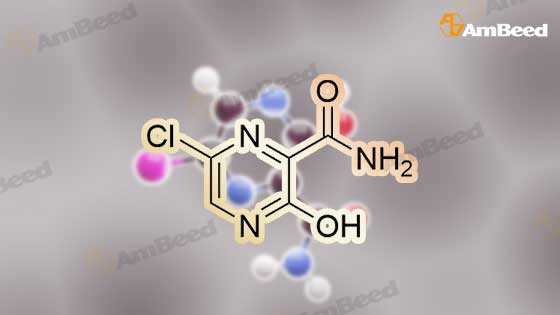 6-Chloro-3-hydroxypyrazine-2-carboxamide 3D动画分子结构 CAS号：259793-90-3